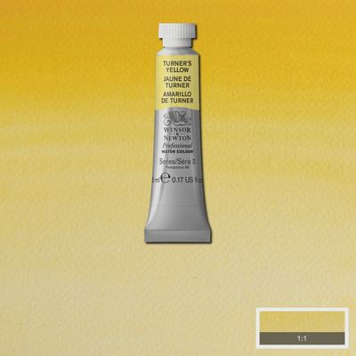 PROFESSIONAL WATERCOLOUR TURNERS YELLOW 5ML
