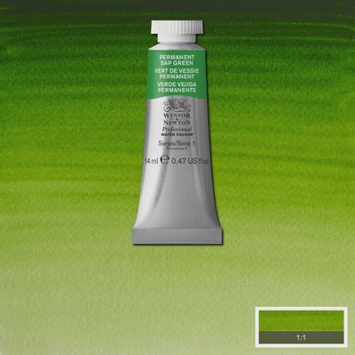 PROFESSIONAL WATERCOLOUR PERMANENT SAP GREEN 14ML