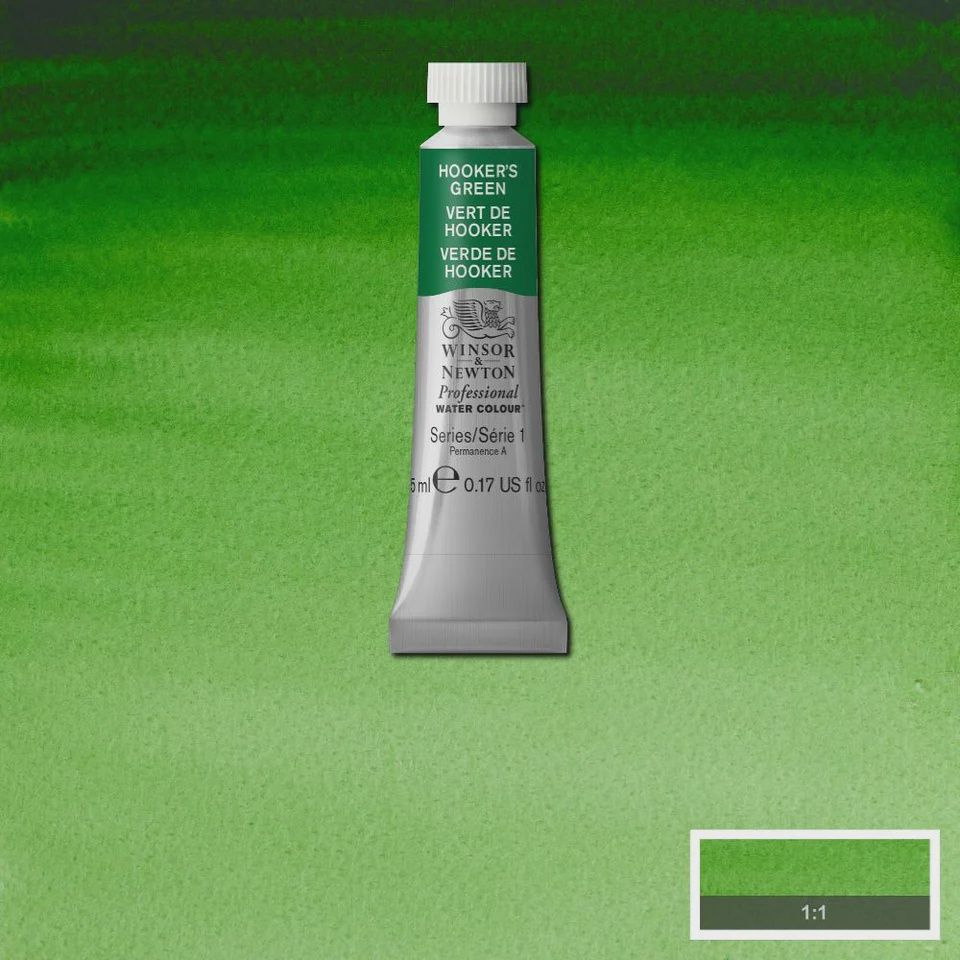 PROFESSIONAL WATER COLOUR HOOKERS GREEN 5ML