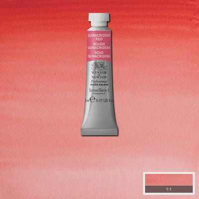 PROFESSIONAL WATERCOLOUR QUINACRIDONE RED 5ML