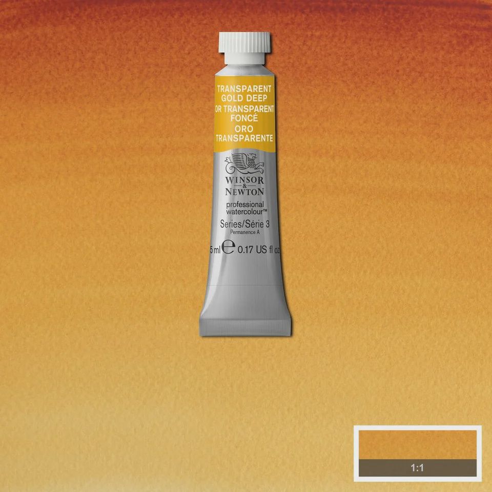 PROFESSIONAL WATERCOLOUR TRANSP GLD DP FORMERLY QUIN GLD 5ML