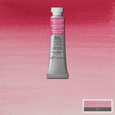 PROFESSIONAL WATERCOLOUR ROSE MADDER GENUINE 5ML