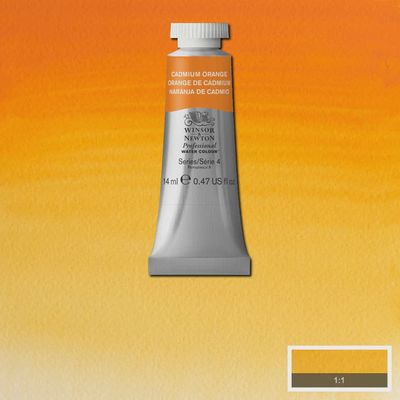 PROFESSIONAL WATERCOLOUR CADMIUM ORANGE 14ML
