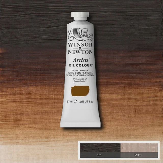 ART OIL BURNT UMBER 37ML
