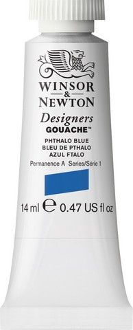 DESIGNERS GOUACHE PHTHALO BLUE 14ML