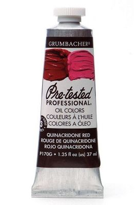 PRE-TESTED OIL QUINACRIDONE RED 37ML