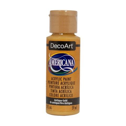 ACRYLIC-ANTIQUE GOLD