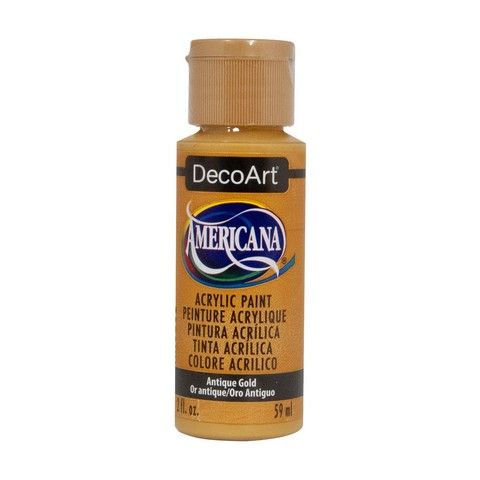 ACRYLIC-ANTIQUE GOLD