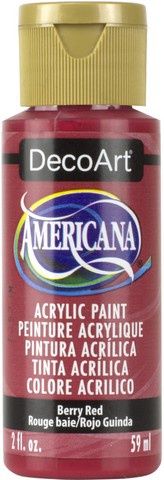 ACRYLIC-BERRY RED 2OZ