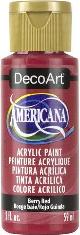 ACRYLIC-BERRY RED 2OZ