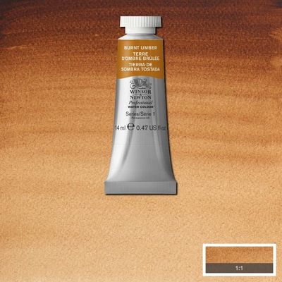 PROFESSIONAL WATERCOLOUR BURNT UMBER 14ML