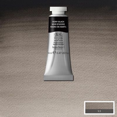 PROFESSIONAL WATERCOLOUR IVORY BLACK 14ML