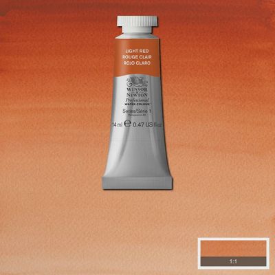 PROFESSIONAL WATERCOLOUR LIGHT RED 14ML