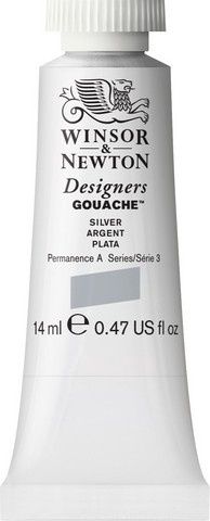 DESIGNERS GOUACHE SILVER 14ML