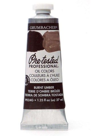 PRE-TESTED OIL BURNT UMBER 37ML