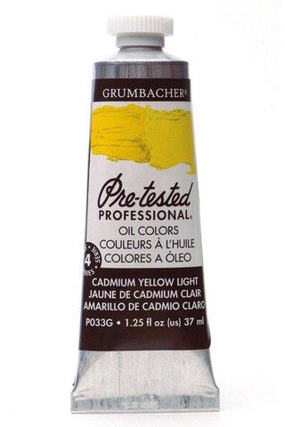 PRE-TESTED OIL CADMIUM YELLOW LIGHT 37ML