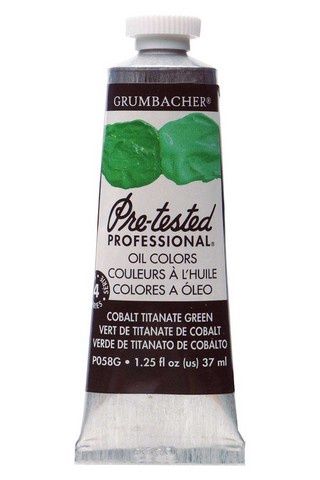 PRE-TESTED OIL COBALT TITANATE GREEN 37ML