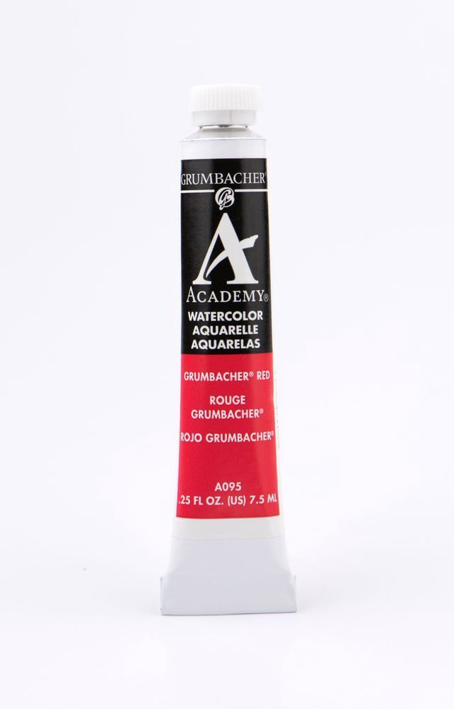 ACADEMY WATERCOLOR GRUMBACHER RED 7.5ML