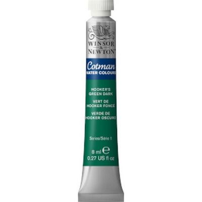 COTMAN WATERCOLOUR HOOKERS GREEN DARK 8ML