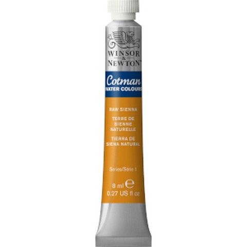 COTMAN WATERCOLOUR RAW SIENNA 8ML