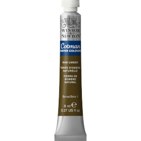 COTMAN WATERCOLOUR RAW UMBER 8ML