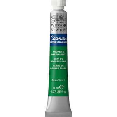 COTMAN WATERCOLOUR HOOKERS GREEN LIGHT 8ML