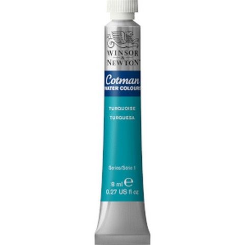 COTMAN WATERCOLOUR TURQUOISE 8ML