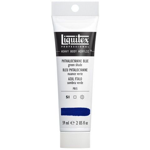 HEAVY BODY 2OZ PHTHALOCYANINE BLUE GREEN SHADE