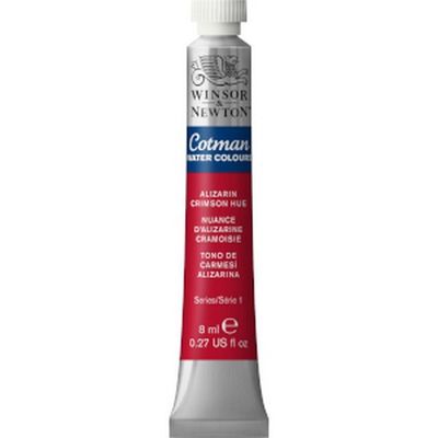 COTMAN WATERCOLOUR ALIZARIN CRIMSON HUE 8ML