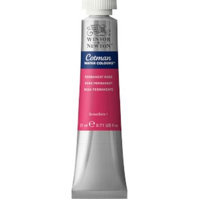 COTMAN WATERCOLOUR 21ML PERMANENT ROSE