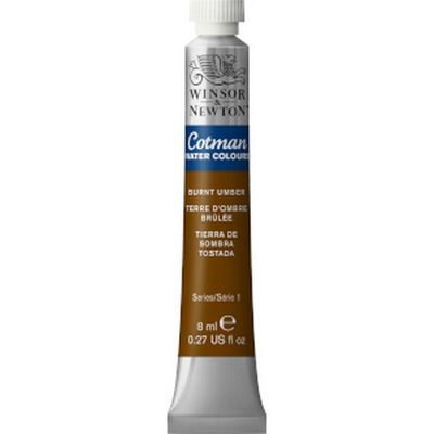 COTMAN WATERCOLOUR BURNT UMBER 8ML