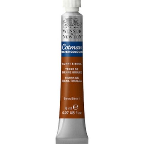 COTMAN WATERCOLOUR BURNT SIENNA 8ML