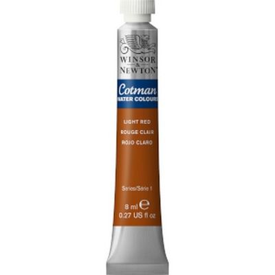 COTMAN WATERCOLOUR LIGHT RED 8ML