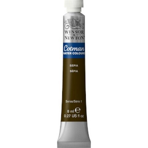 COTMAN WATERCOLOUR SEPIA 8ML