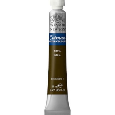 COTMAN WATERCOLOUR SEPIA 8ML