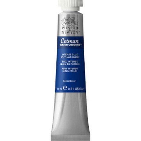 COTMAN WATERCOLOUR 21ML INTENSE BLUE (PHTHALO BLUE)