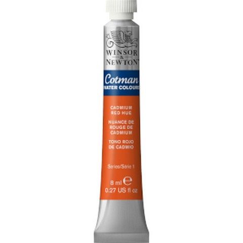 COTMAN WATERCOLOUR CADMIUM RED HUE 8ML