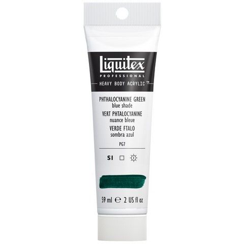 HEAVY BODY 2OZ PHTHALOCYANINE GREEN BLUE SHADE