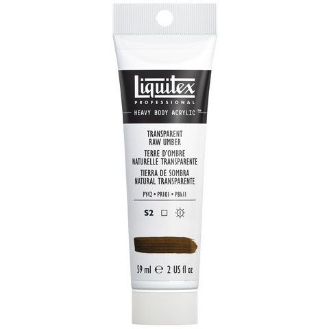 HEAVY BODY 2OZ TRANSPARENT RAW UMBER