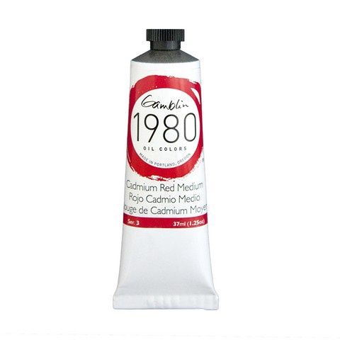 1980 OIL COLOR CADMIUM RED MEDIUM 37ML
