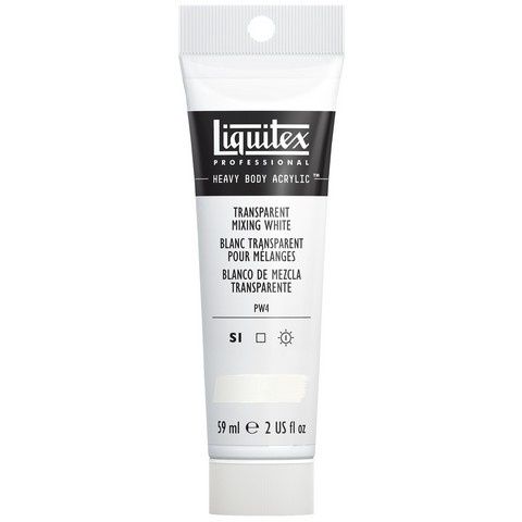 HEAVY BODY 2OZ TRANSPARENT MIXING WHITE