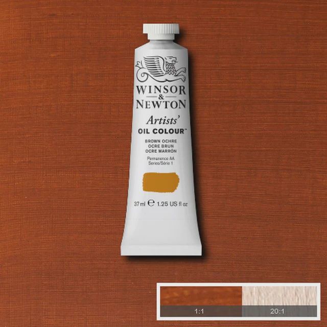 ART OIL BROWN OCHRE 37ML