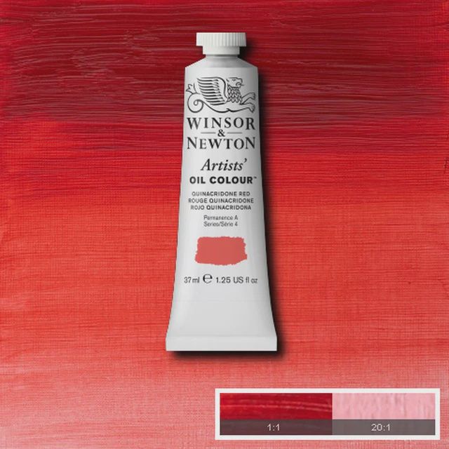 ART OIL QUINACR RED 37ML