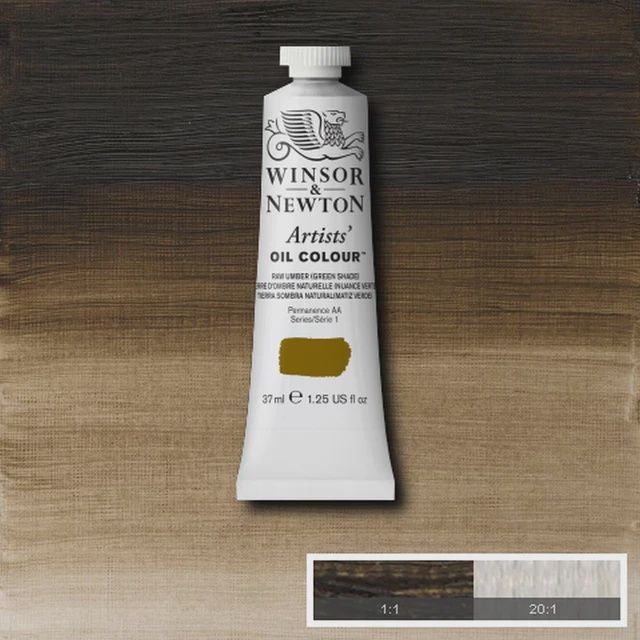 ART OIL RW UMBR GRN 37ML