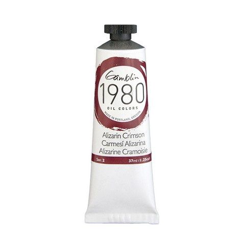1980 OIL COLOR ALIZARIN CRIMSON 37ML