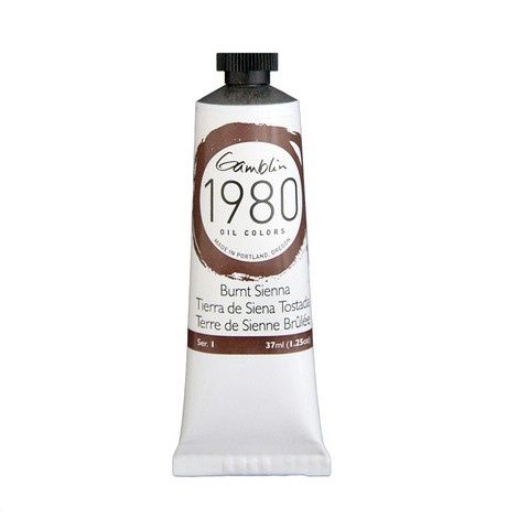 1980 OIL COLOR BURNT SIENNA 37ML