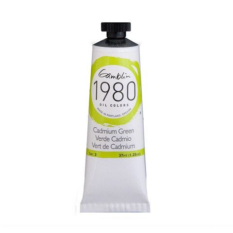 1980 OIL COLOR CADMIUM GREEN 37ML