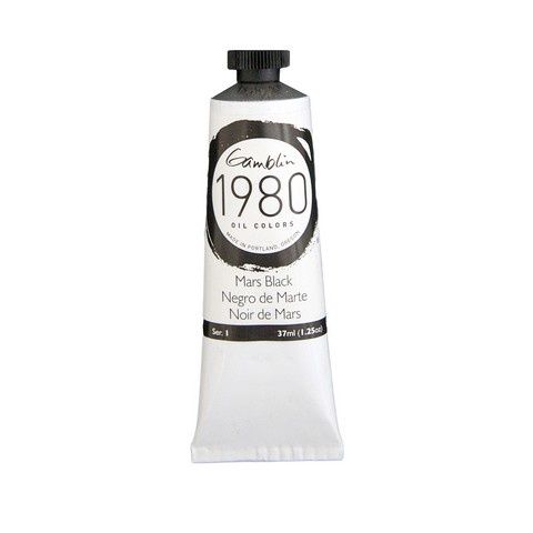 1980 OIL COLOR MARS BLACK 37ML