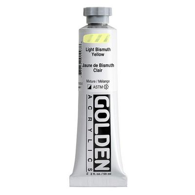 HEAVY BODY ACRYLIC 2OZ LIGHT BISMUTH YELLOW