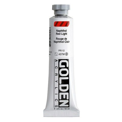HEAVY BODY ACRYLIC 2OZ NAPHTHOL RED LIGHT